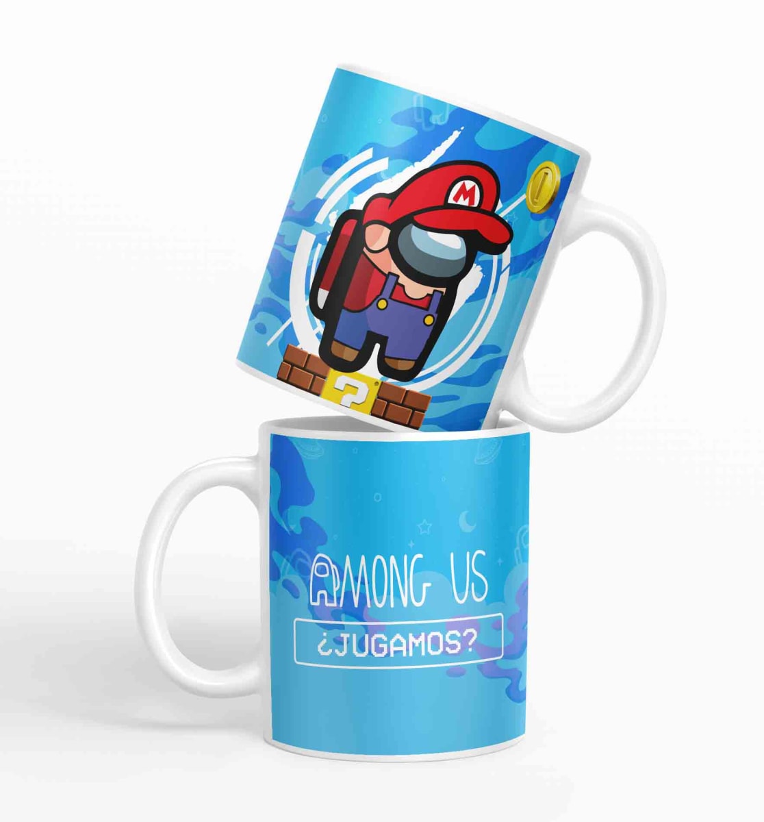 Taza Among Us Mario Bros D16 (320ml)2