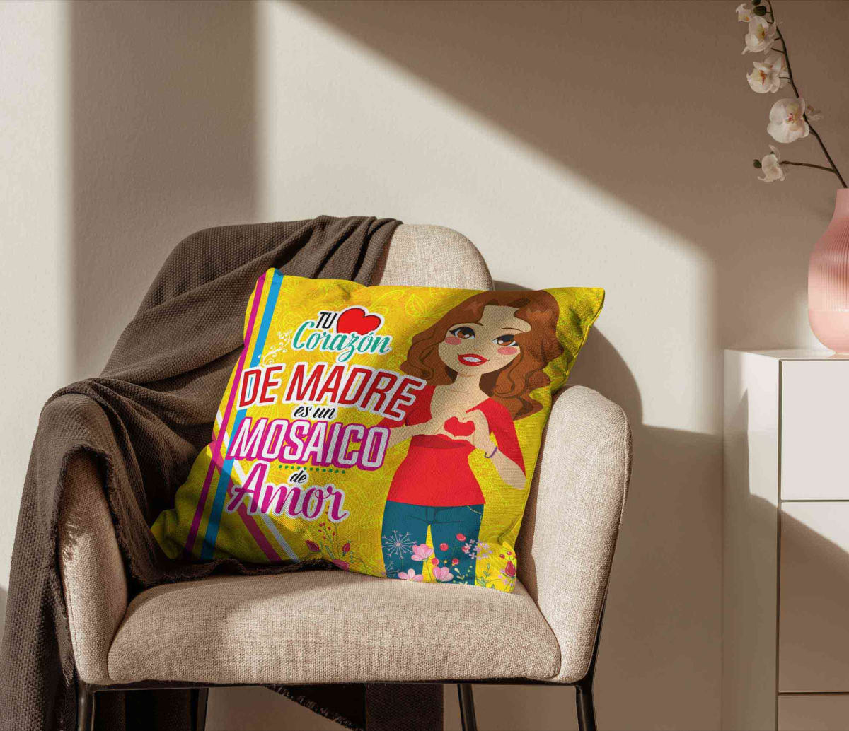 Cojín Día de las Madre D15