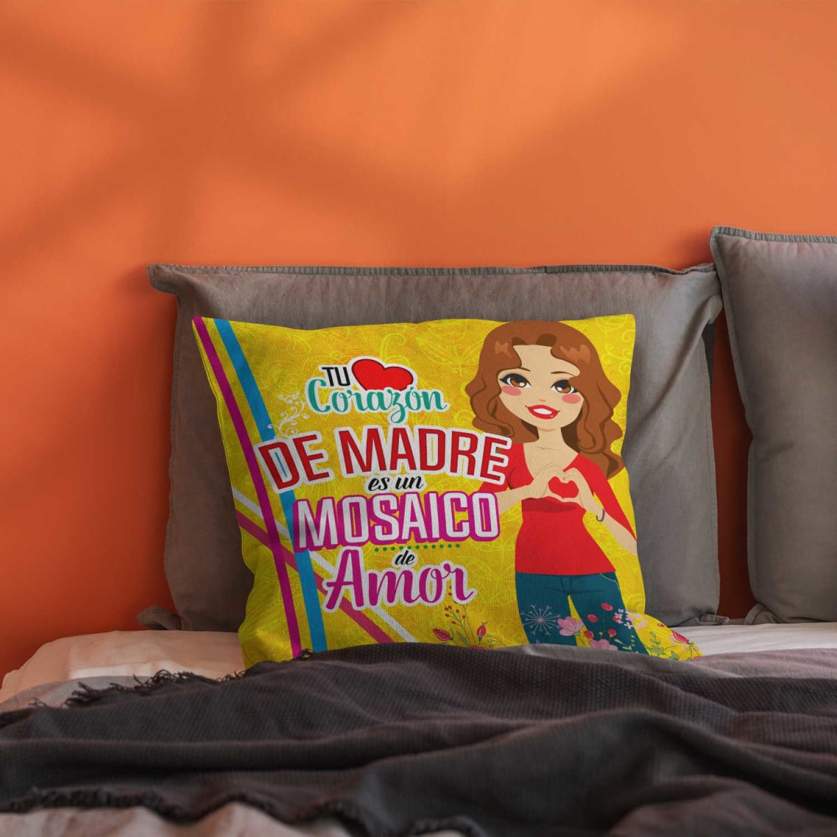 Cojín Día de las Madre D16