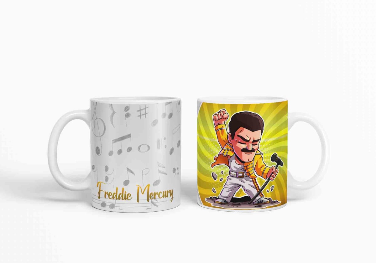 Taza Queen Freddie Mercury D1 0