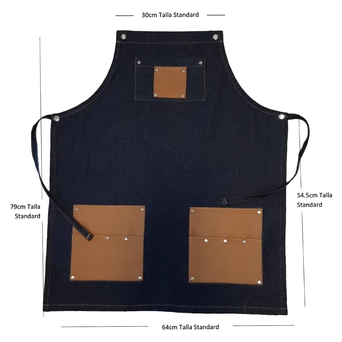 Pechera Estilista Café6