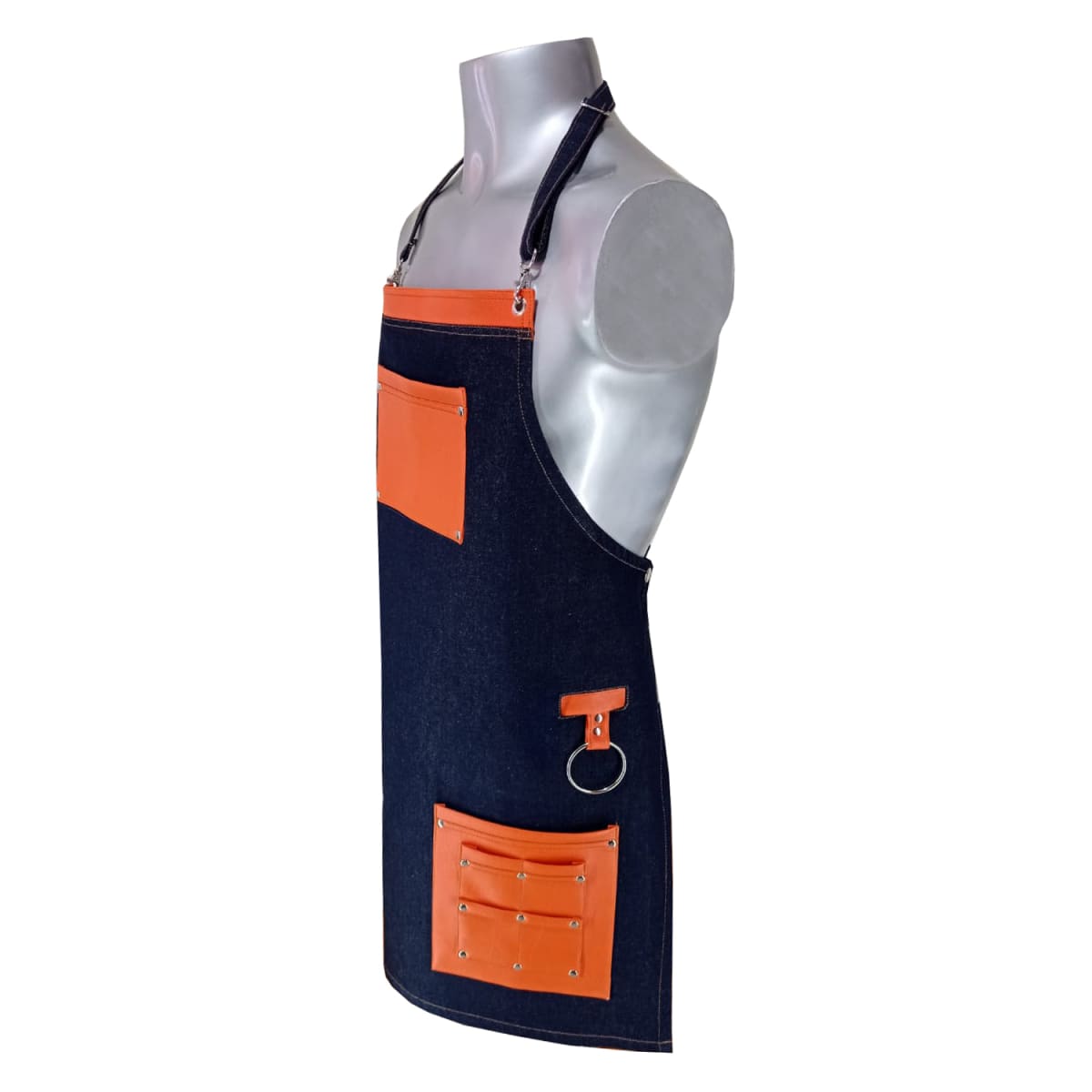 Pechera Parrillera Naranja3