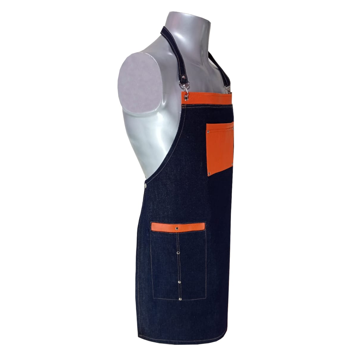Pechera Parrillera Naranja4