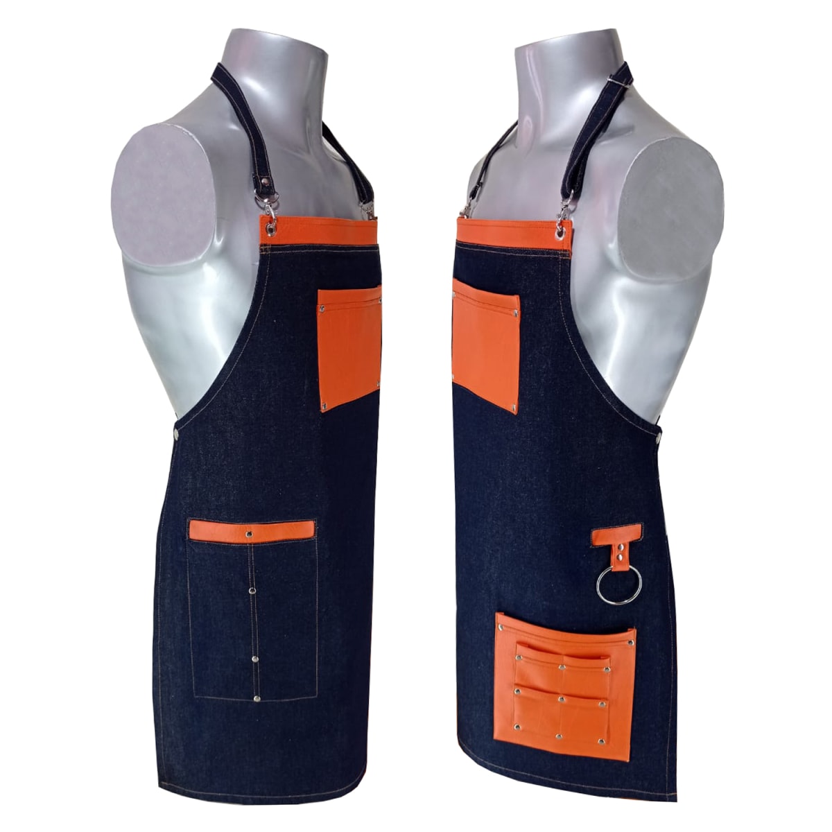 Pechera Parrillera Naranja5