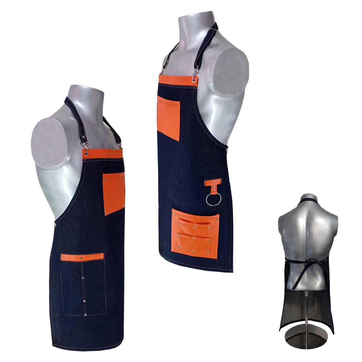 Pechera Parrillera Naranja 0