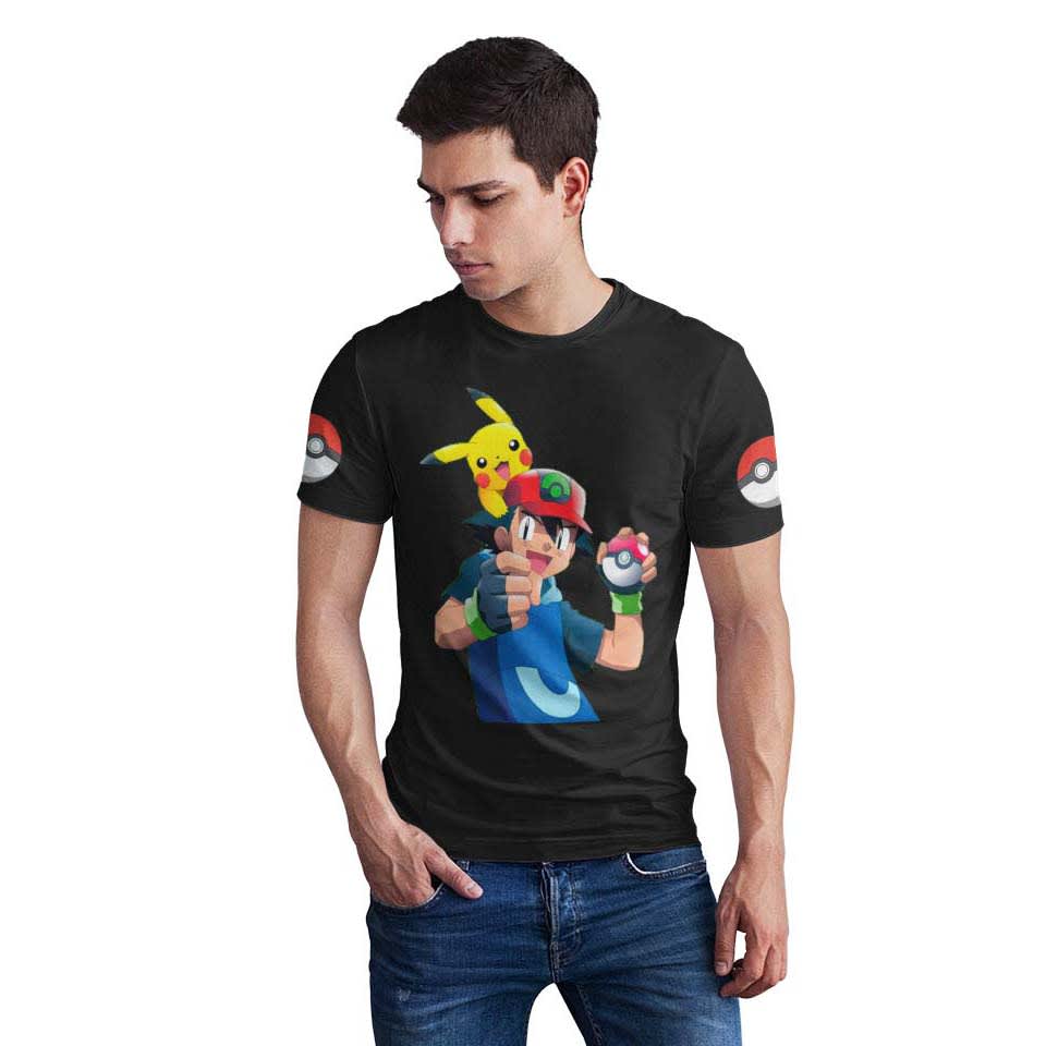 Polera Pokémon gotta catch em all D14