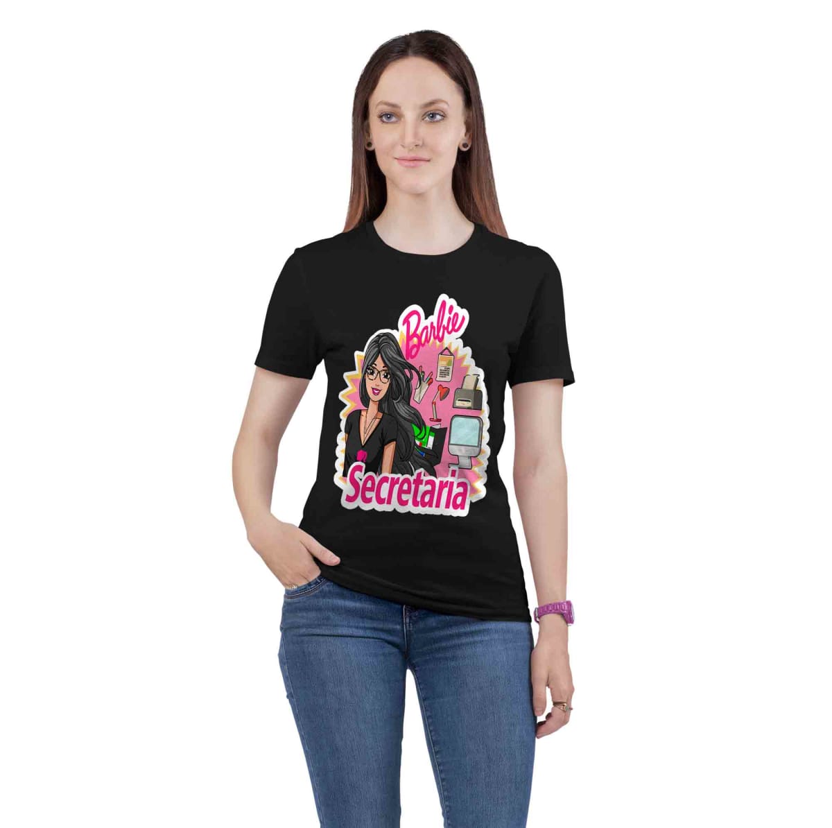 Polera Barbie Secretaria D11 0