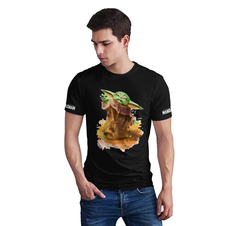 Polera Grogu Baby Yoda N2 0