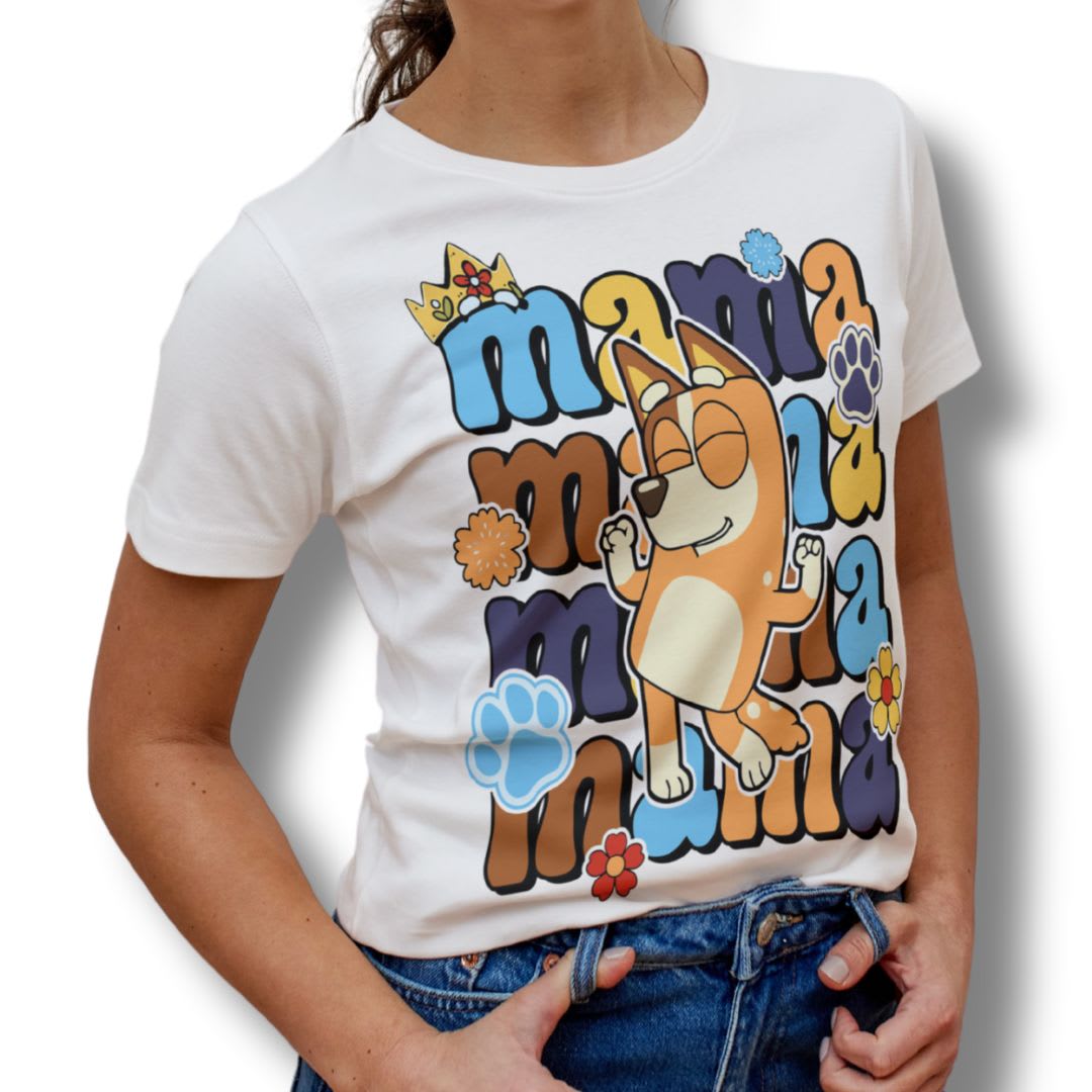Polera Bluey Mamá BD12