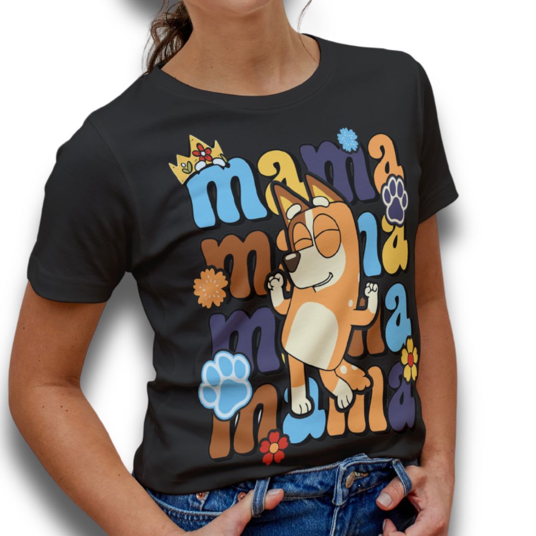 Polera Bluey Mamá ND12