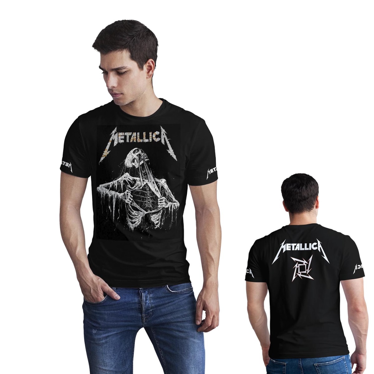 Polera Metalera Metallica D1 0