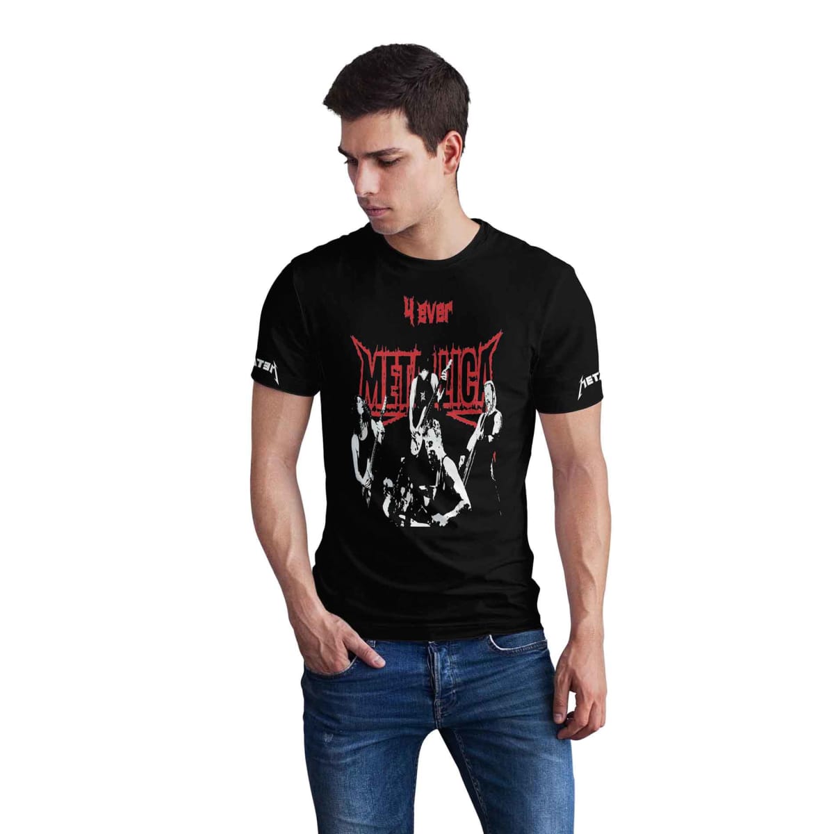 Polera Metalera Metallica D114