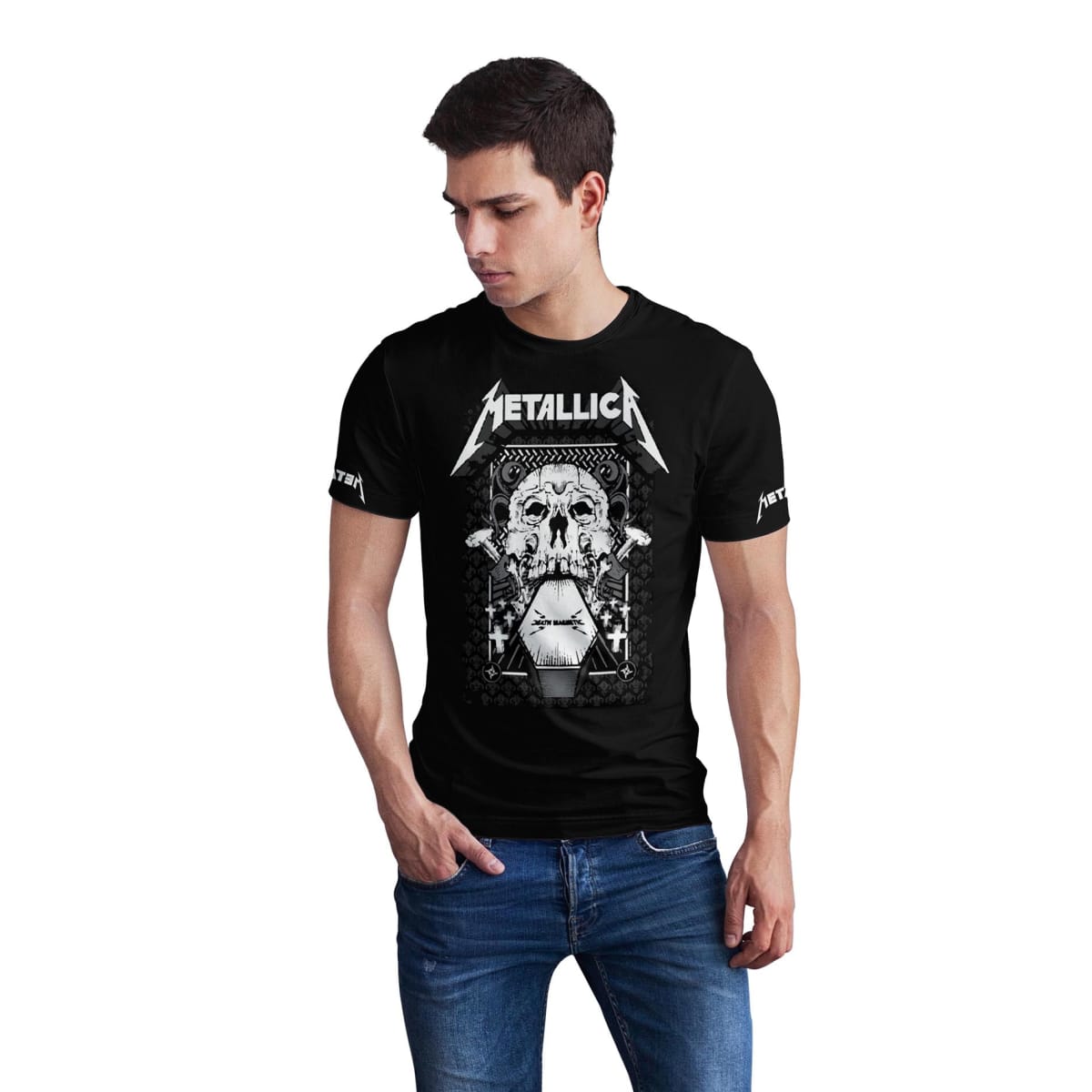 Polera Metalera Metallica D34