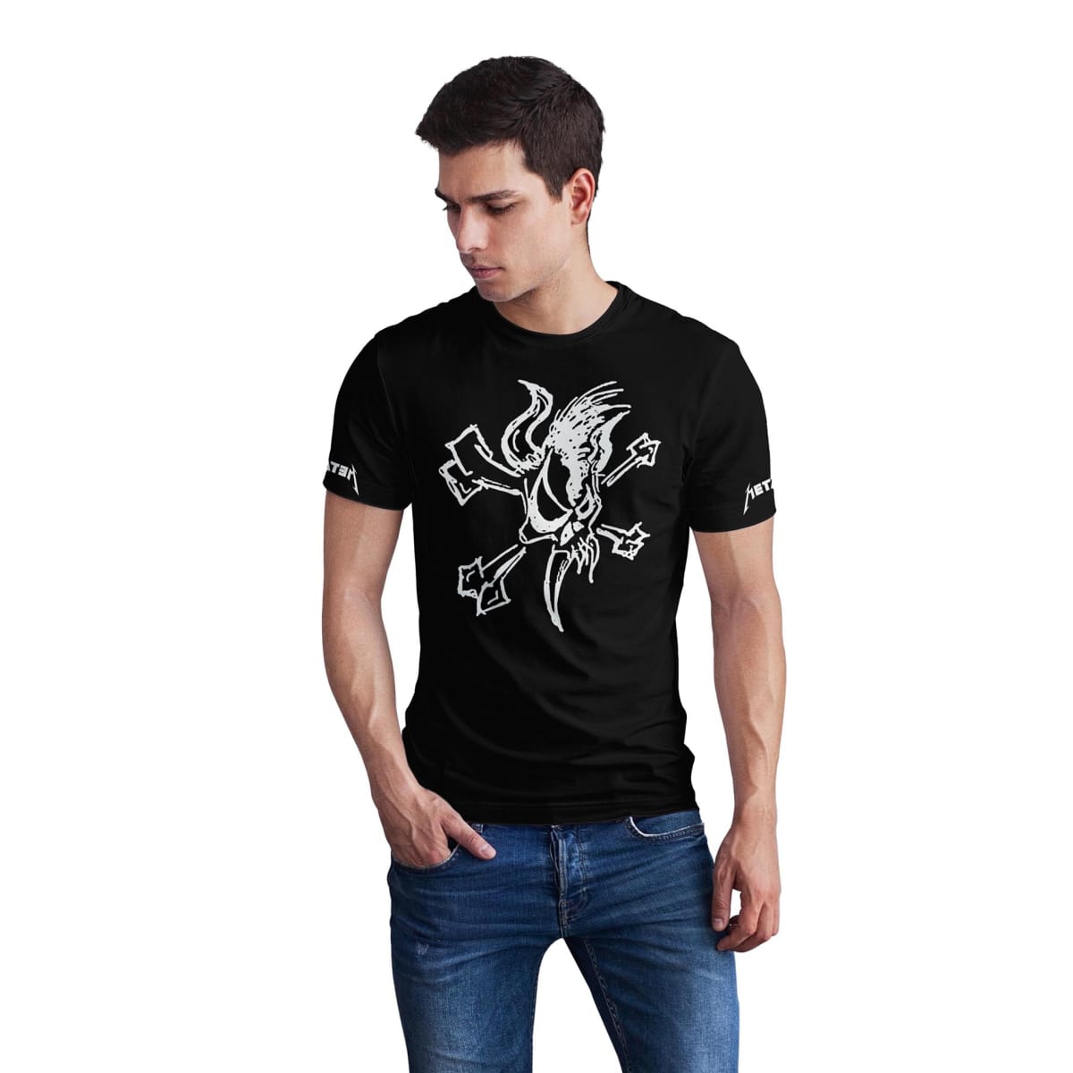 Polera Metalera Metallica D44