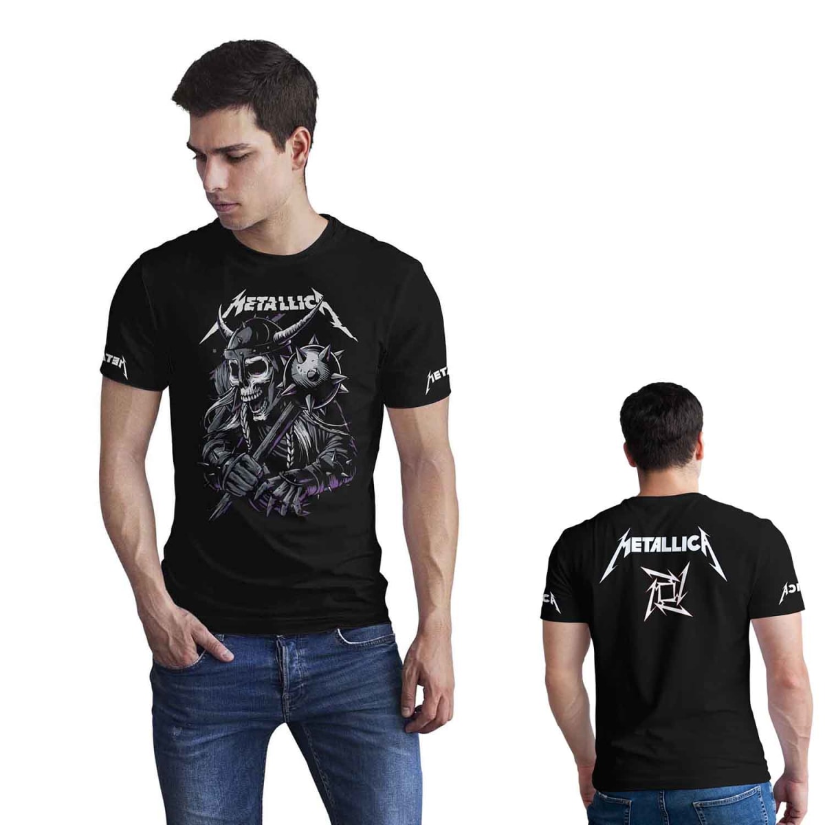Polera Metalera Metallica D8 0