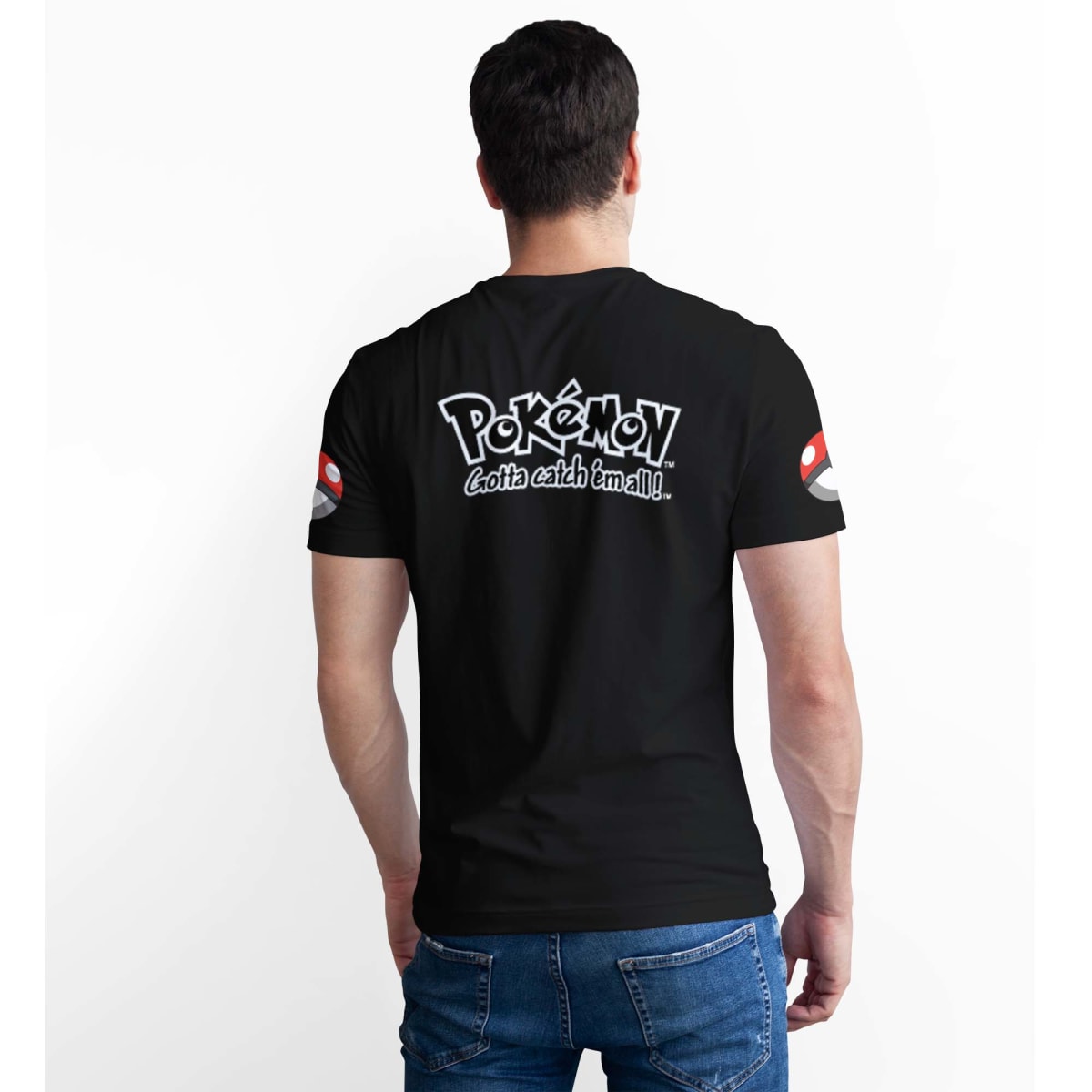 Polera Pokémon gotta catch em all D72