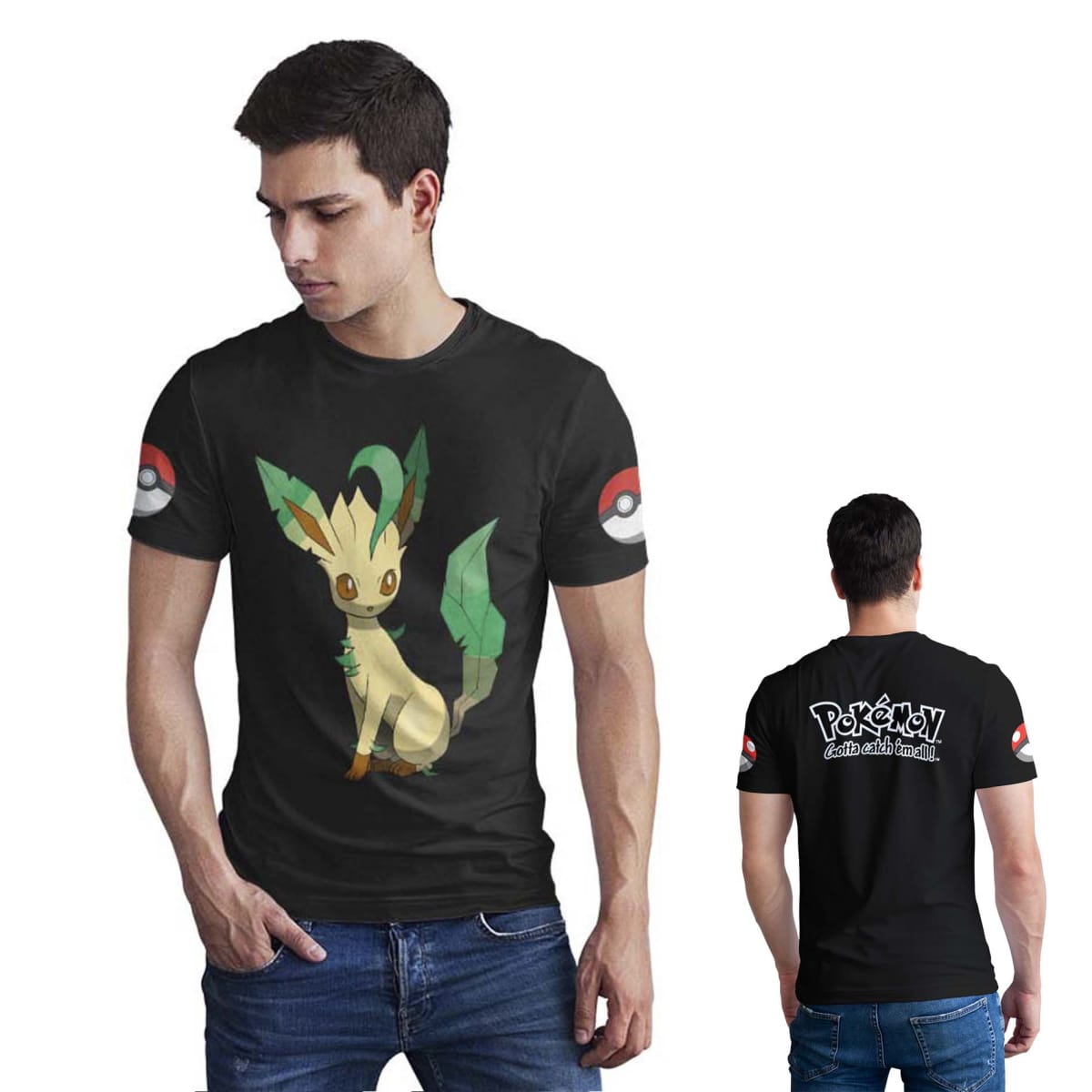 Polera Pokémon gotta catch em all D18 0