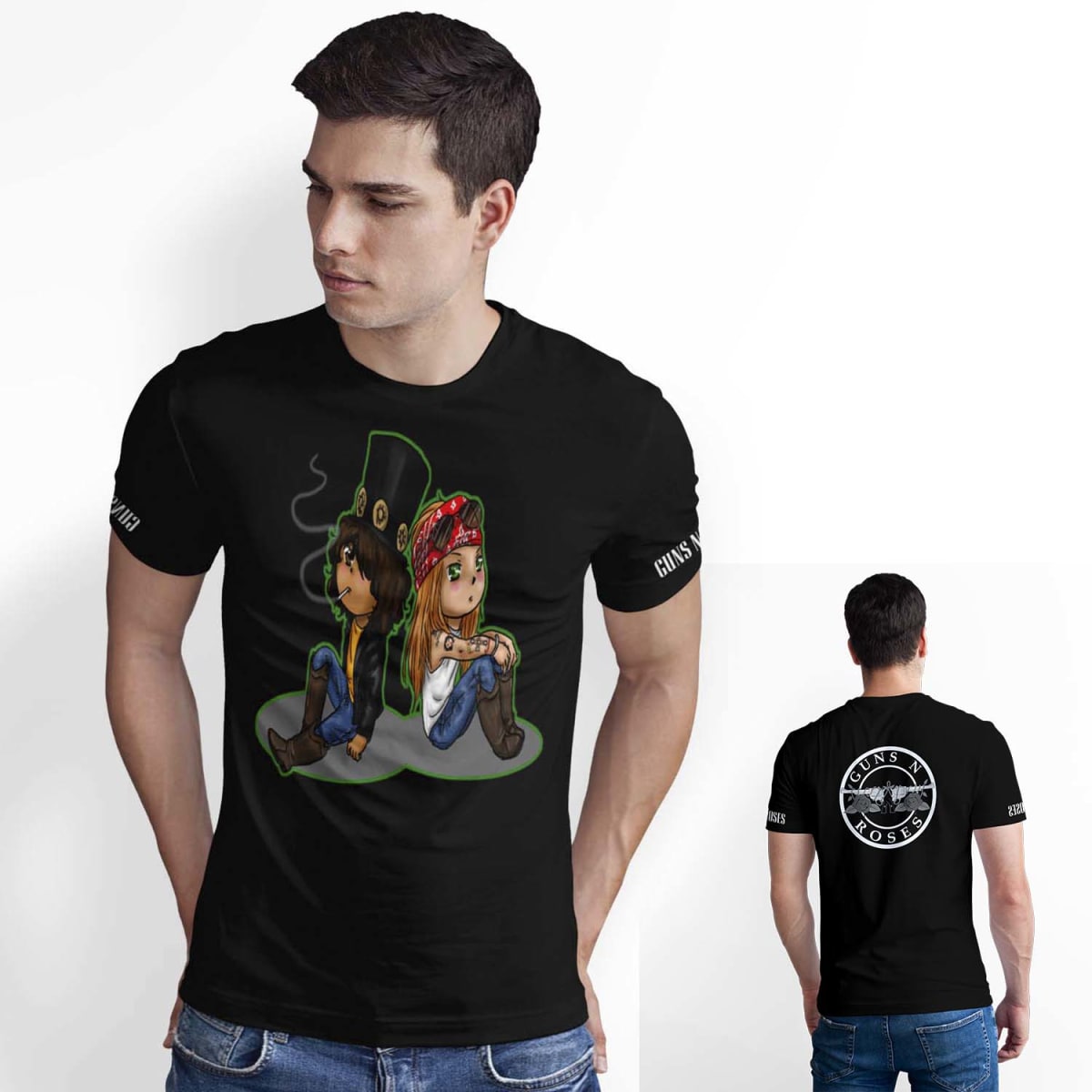Polera Rockera Guns N' Roses D4 0