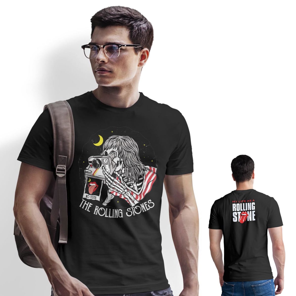 Polera Rockera The Rolling Stone D7 0