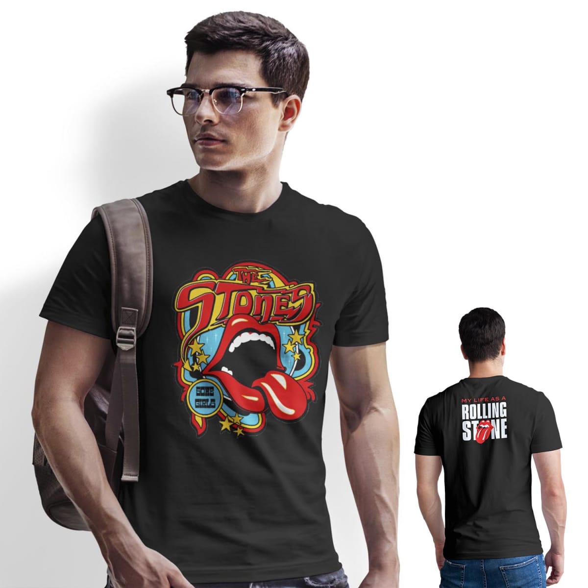 Polera Rockera The Rolling Stone D9 0