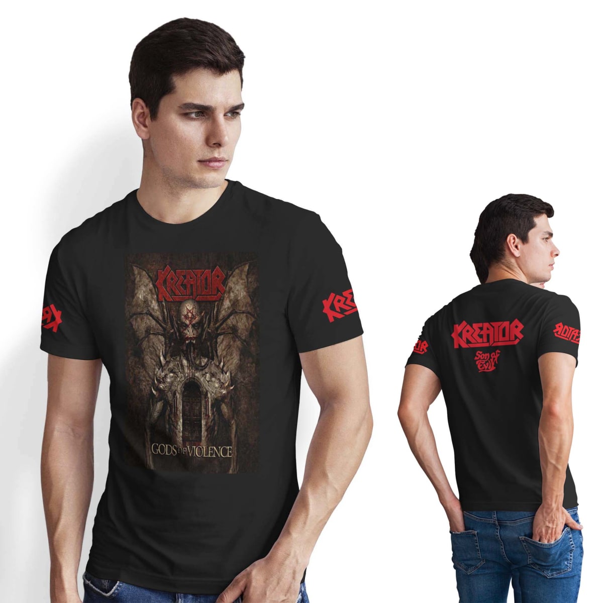 Polera Metalera Kreator D6 0