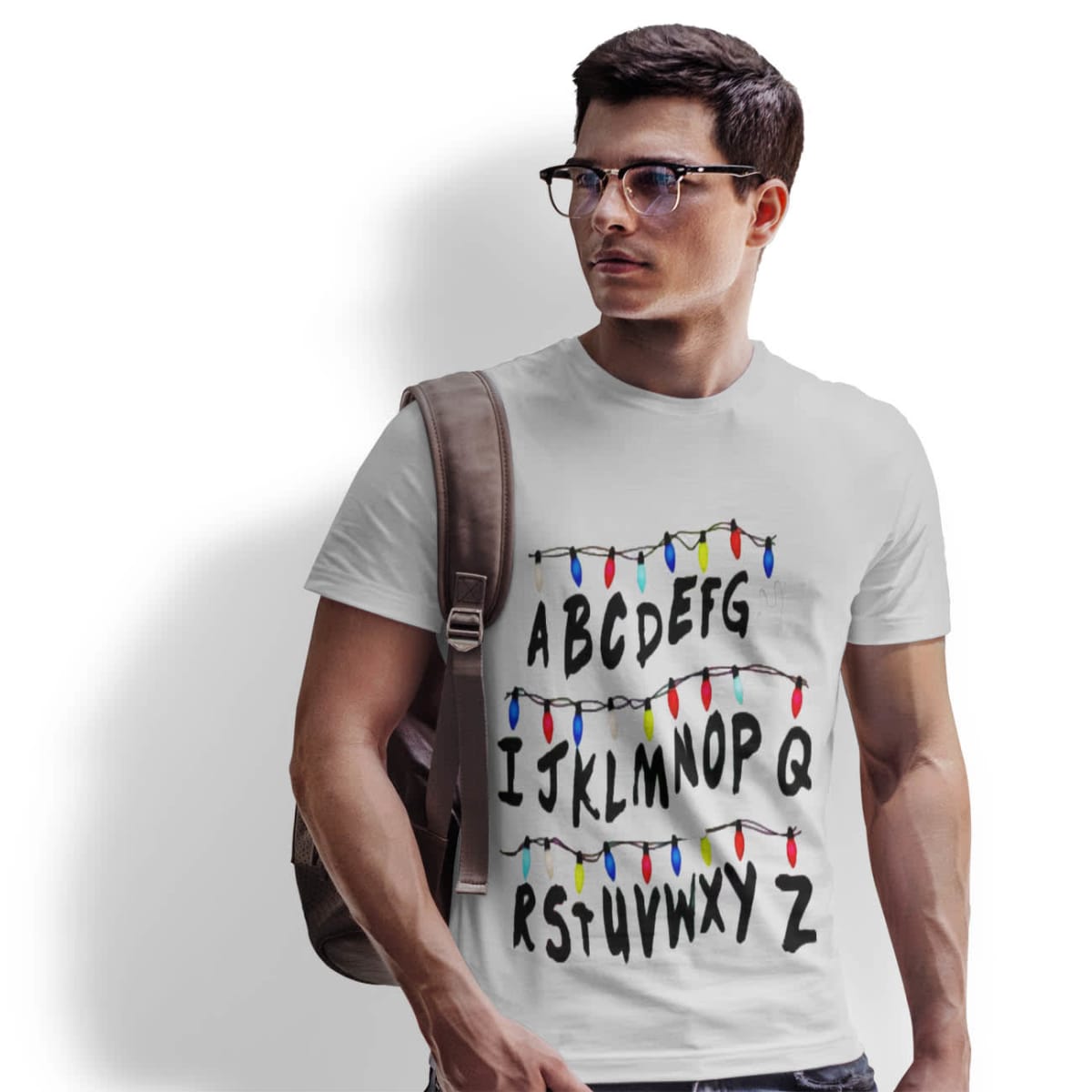 Polera Stranger Things, Abecedario Luces de Joyce D4 0