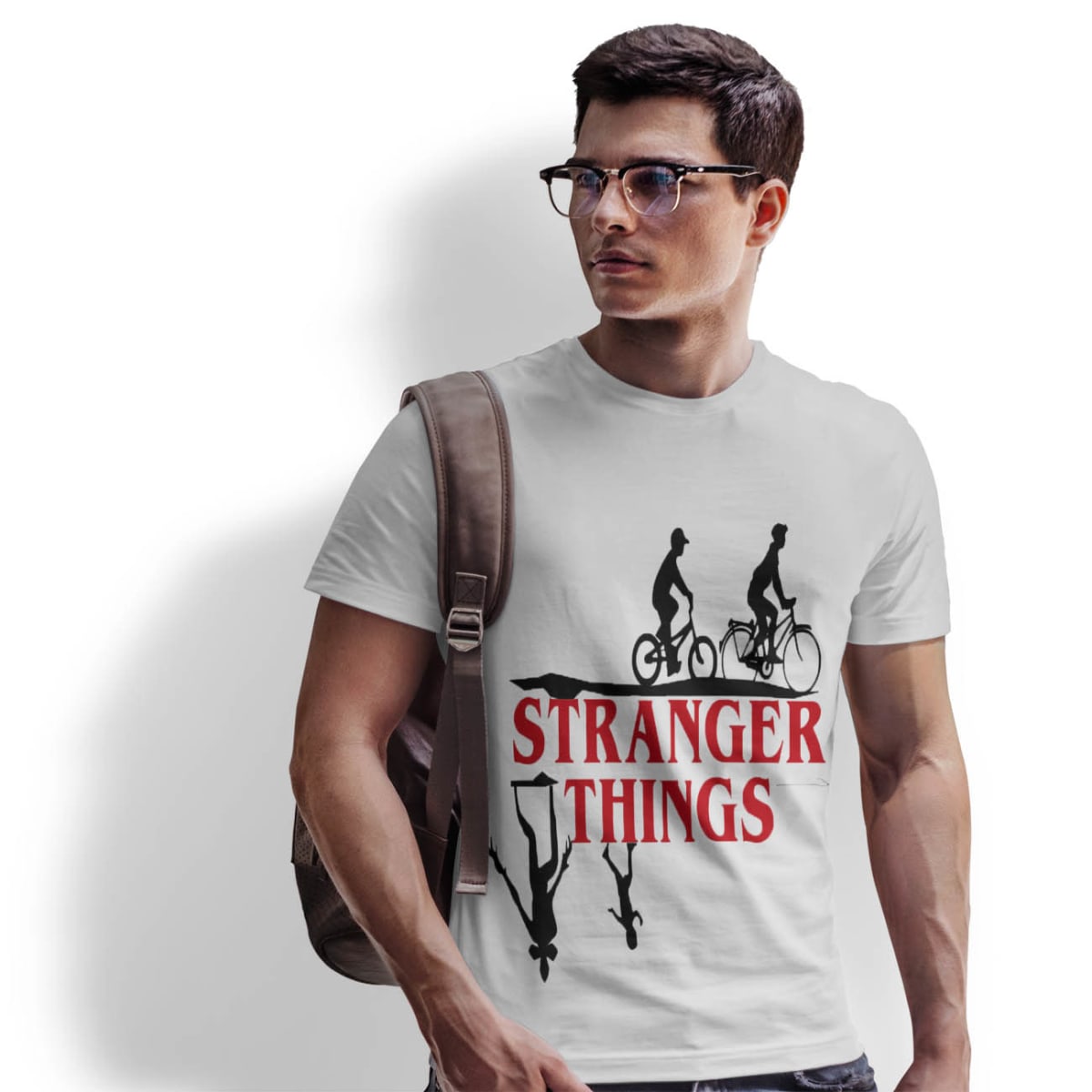 Polera Stranger Things Bicicletas & Demogorgon D12