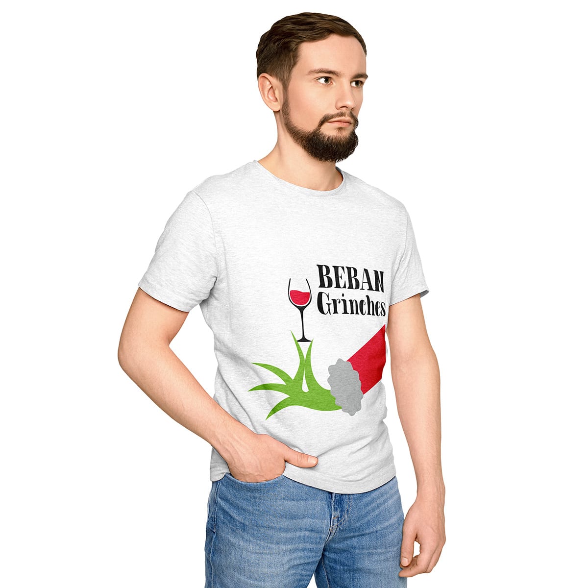 Polera Blanca Navideña D112