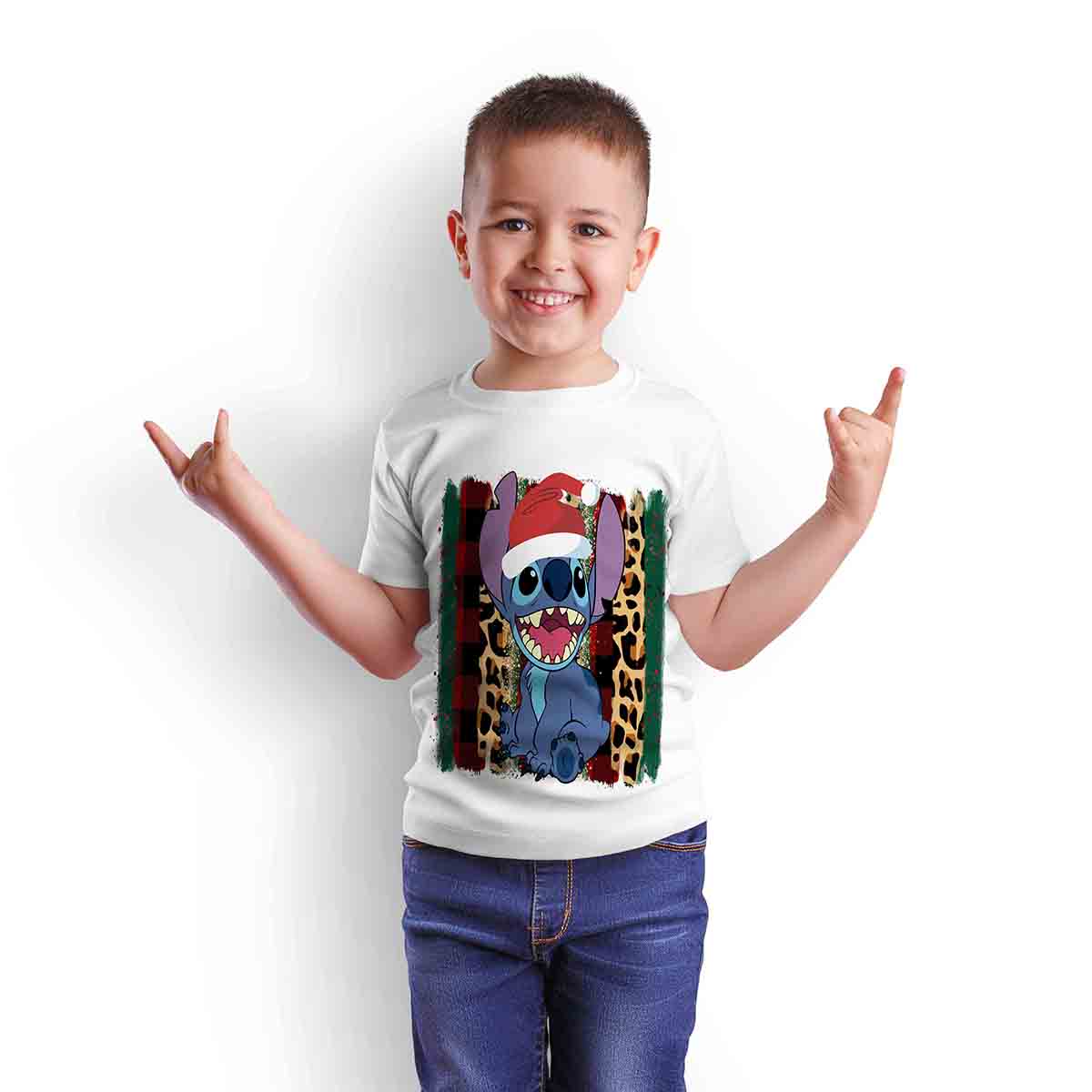 Polera Blanca Navideña 132