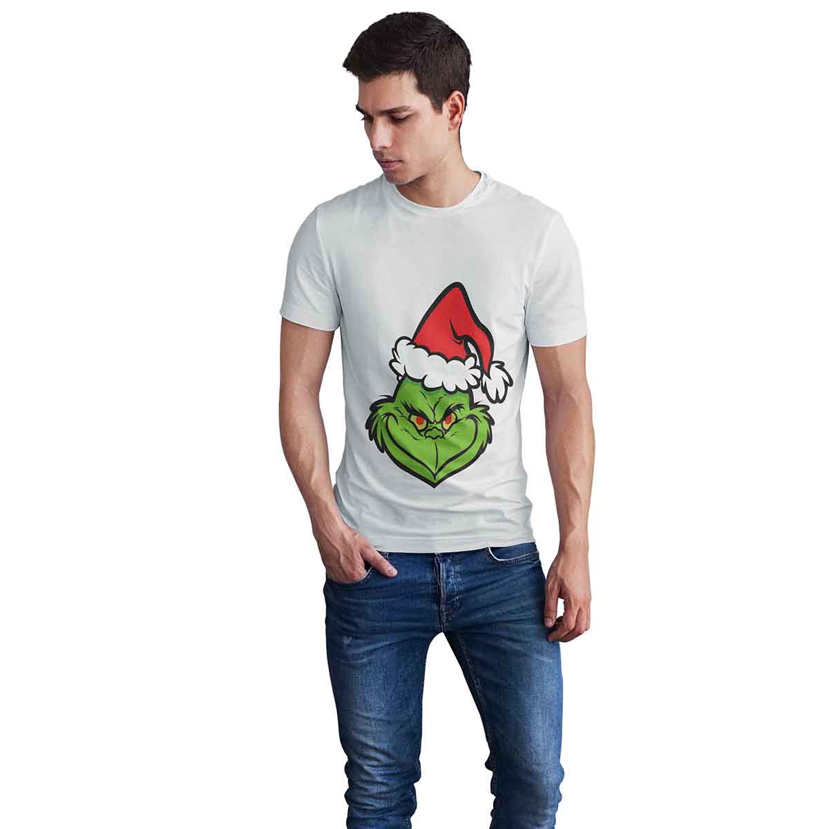 Polera Blanca Navideña 18 0