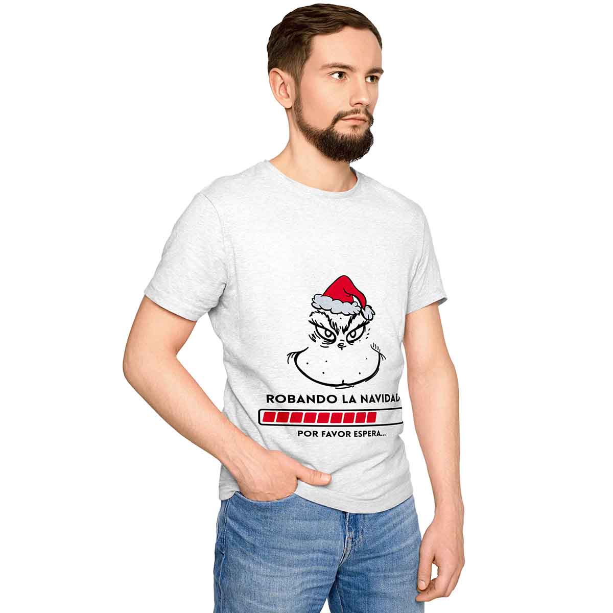 Polera Blanca Navideña D5 0