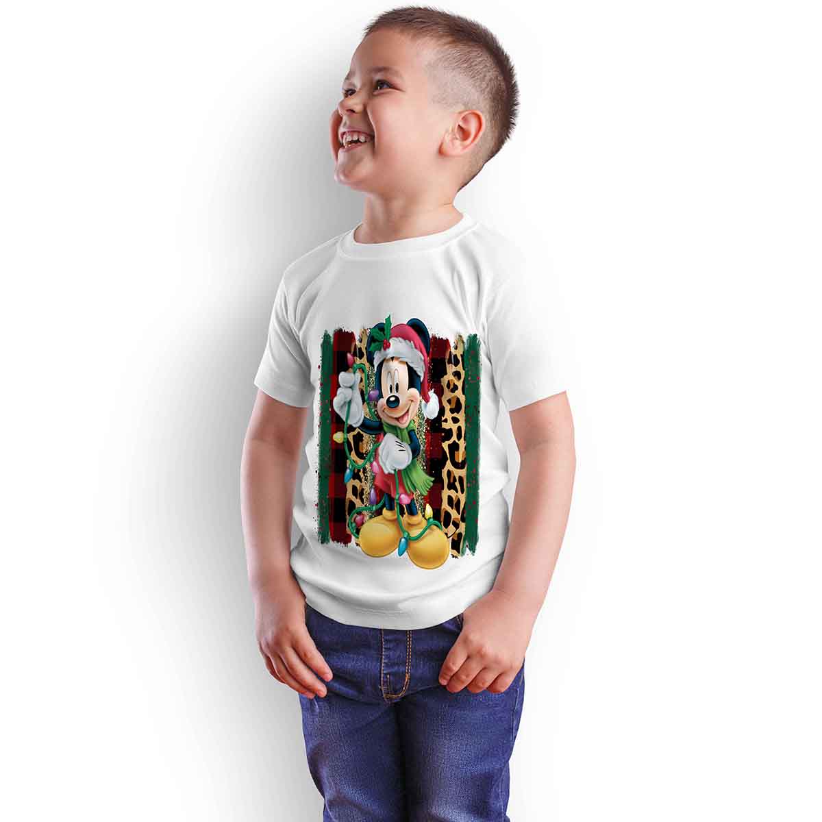 Polera Blanca Navideña D92