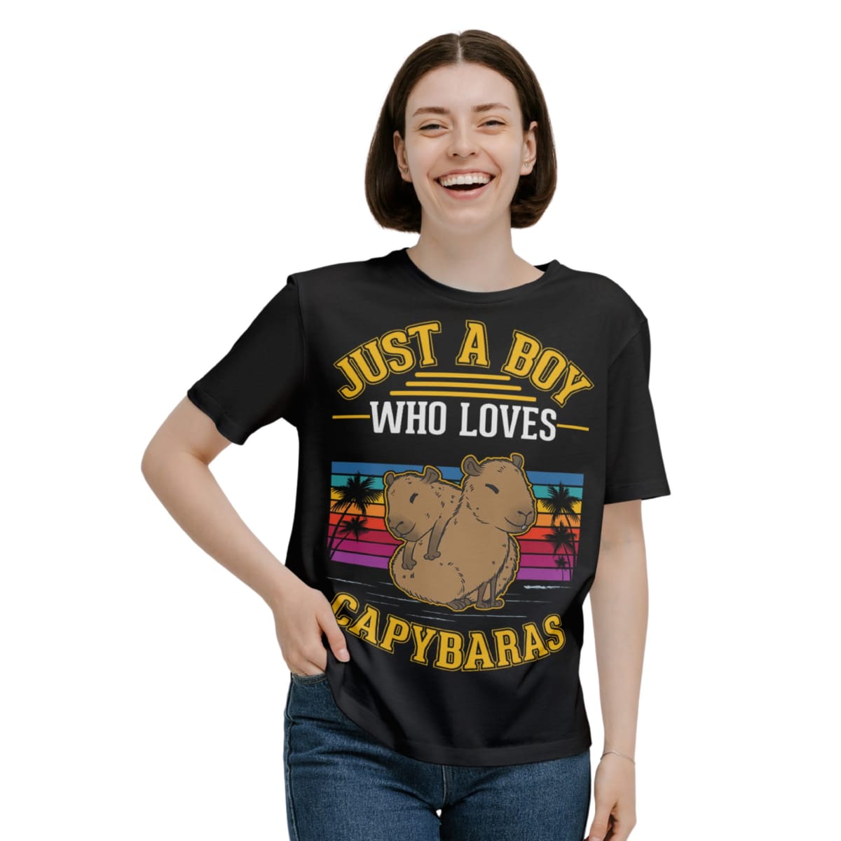 Polera Capibara Kawaii D12 0