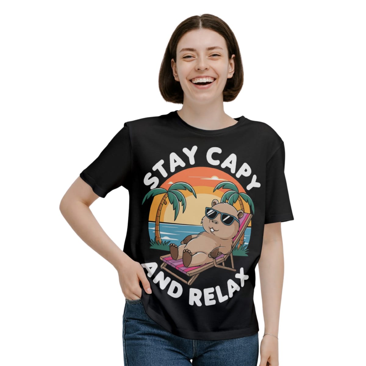 Polera Capibara Kawaii D172