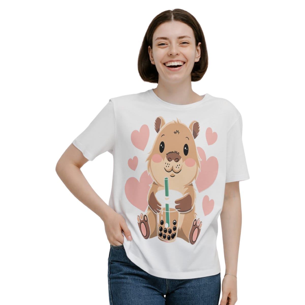 Polera Capibara Kawaii D212