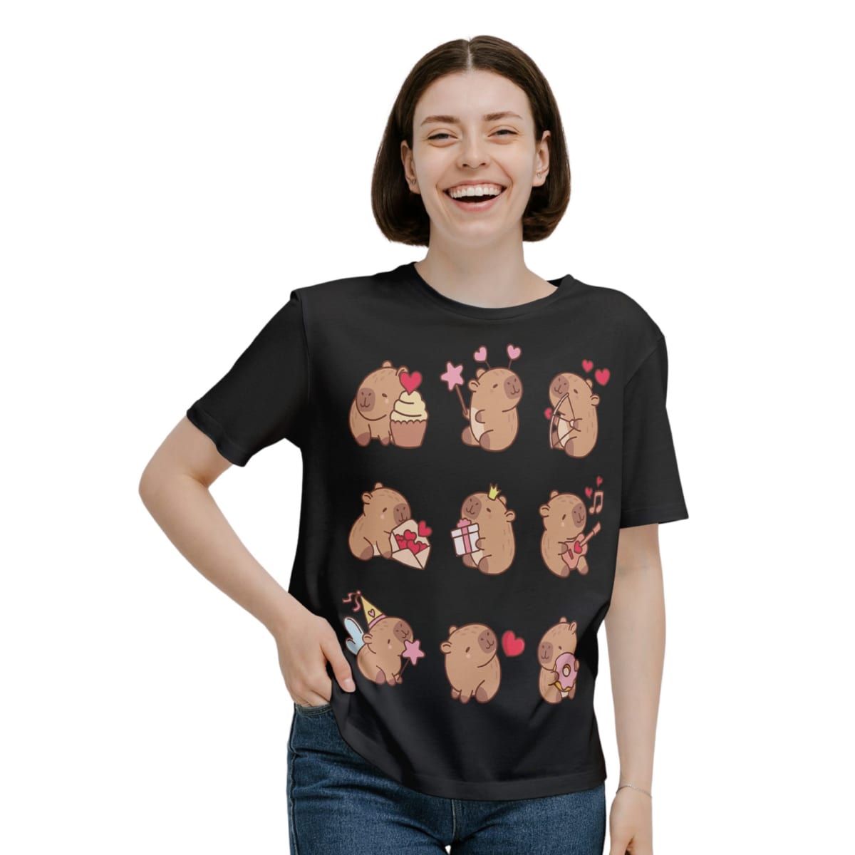 Polera Capibara Kawaii D3 1