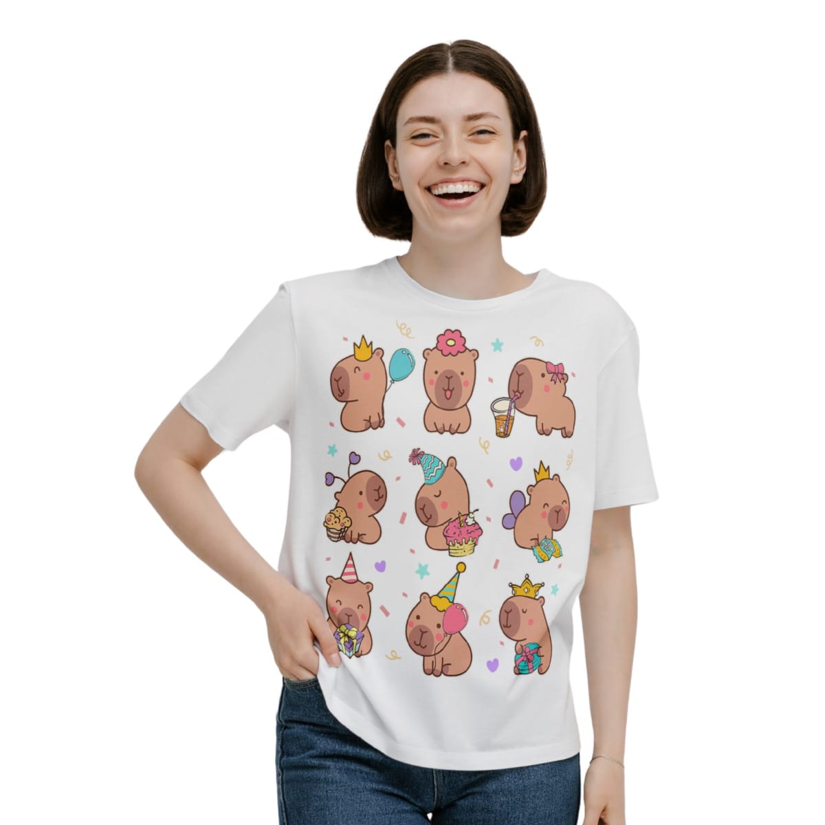 Polera Capibara Kawaii D42