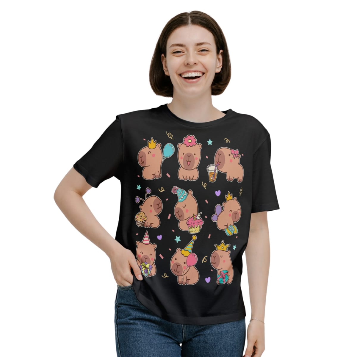 Polera Capibara Kawaii D43