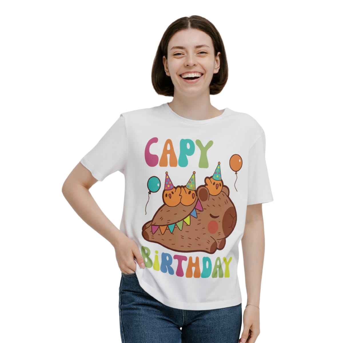 Polera Capibara Kawaii D5 0