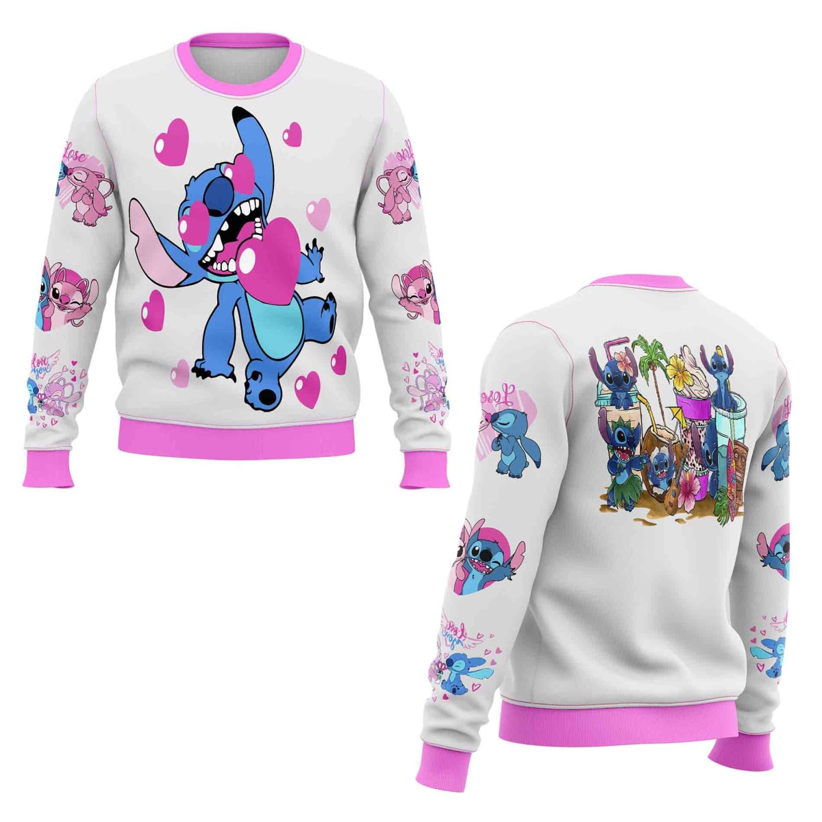 Polerón Stitch Angel D91