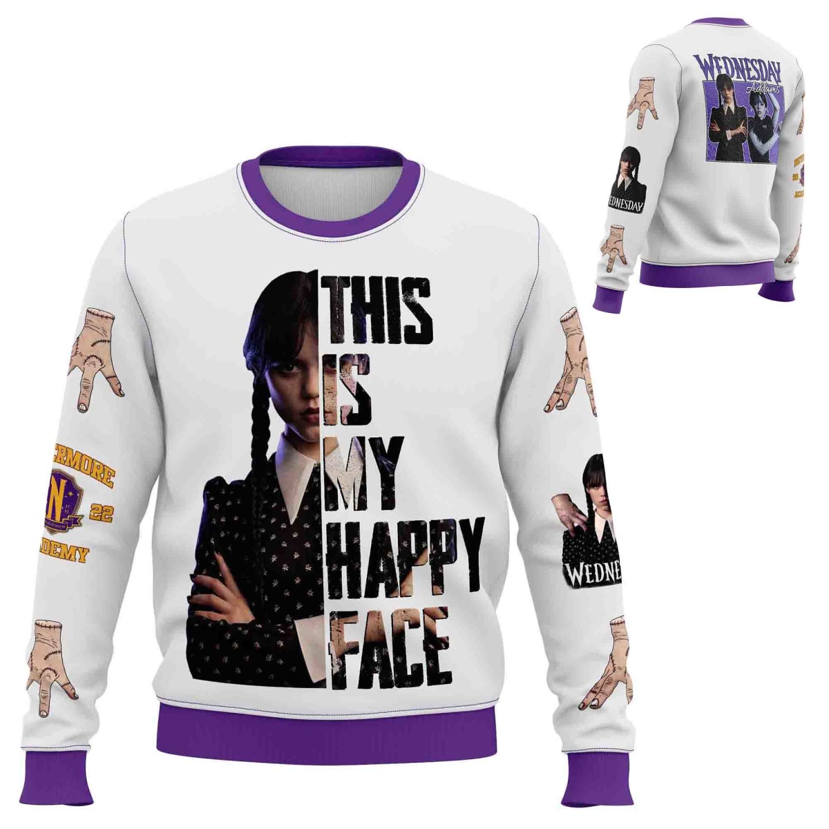 Polerón Merlina Addams D23