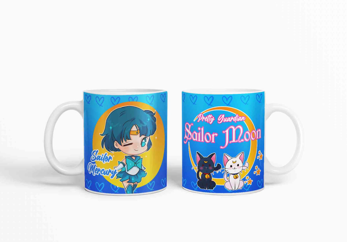 Taza Sailor Moon-Sailor Mercury D5 0