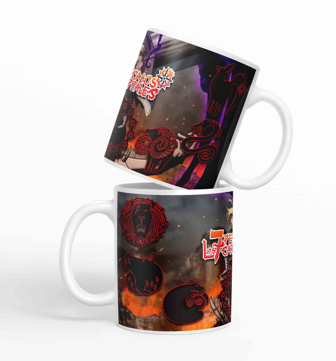 Taza los 7 Pecados Capitales D112
