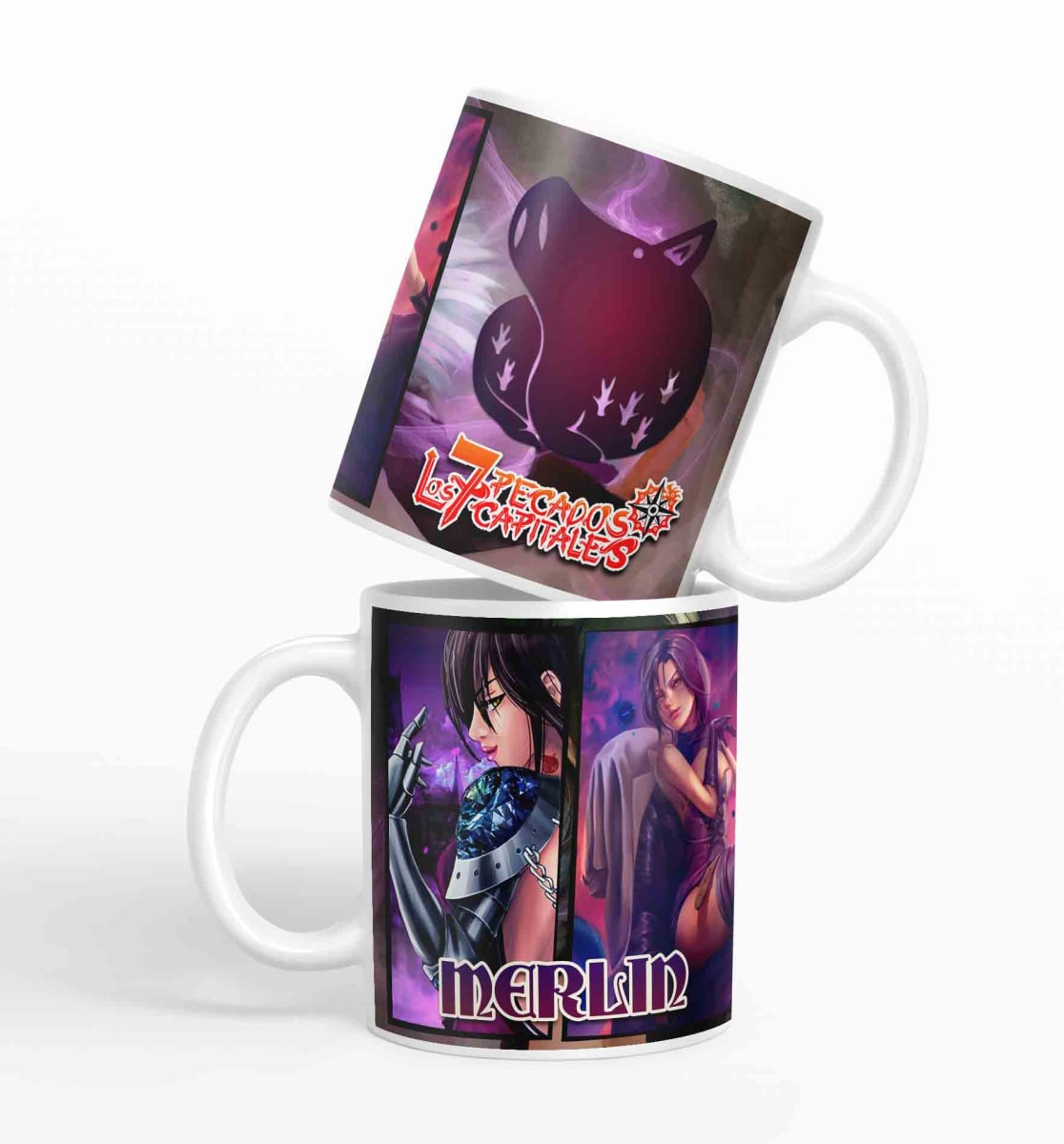 Taza los 7 Pecados Capitales-Merlin D82