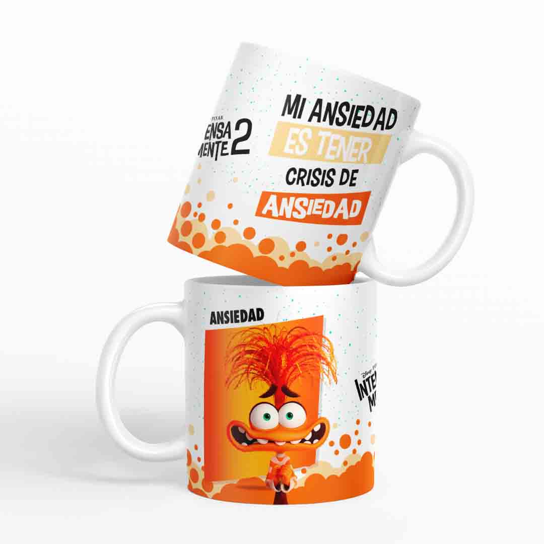 Taza Intensamente Ansiedad D9 0