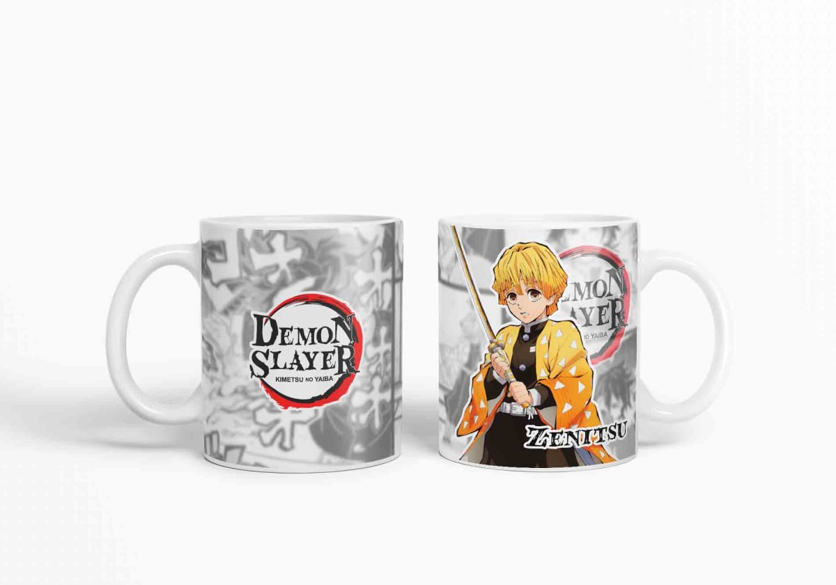 Taza Demon Slayer-Zenitsu D15 0