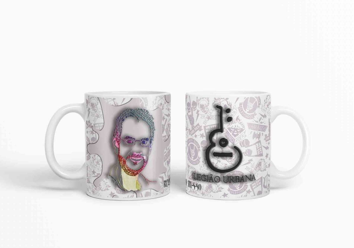 Taza Legião Urbana D4 0