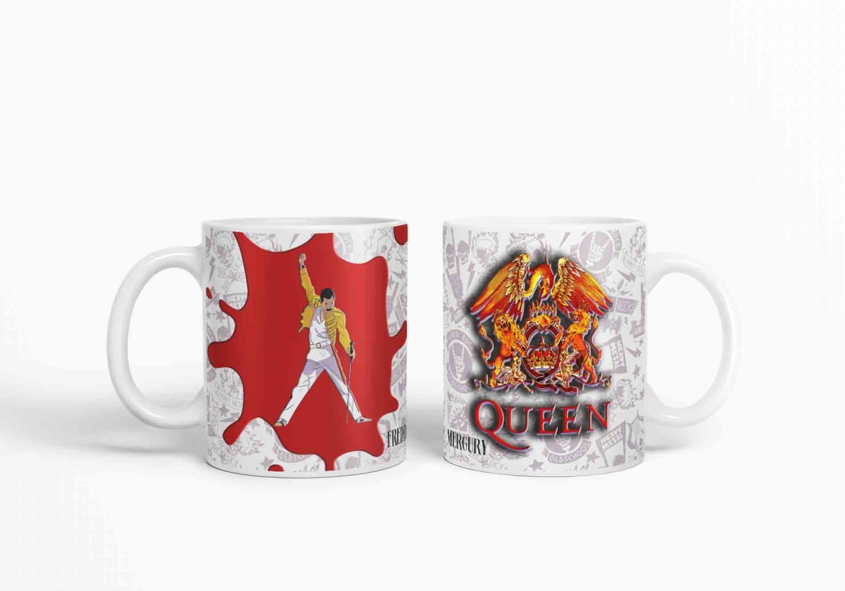 Taza Queen Freddie Mercury D2 0