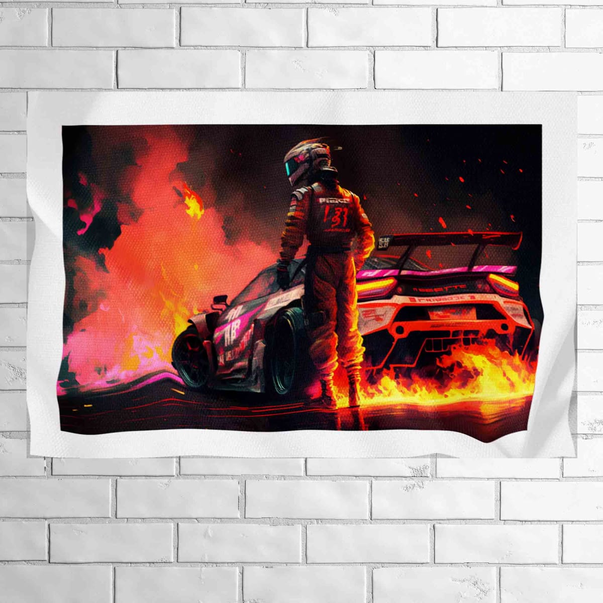 Tela Impermeable Estampada Carros D1 50cm x 70cm2