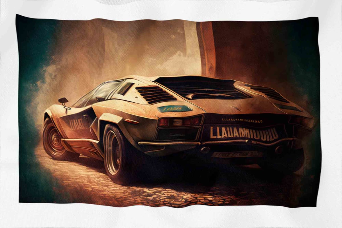 Tela Impermeable Estampada Carros D10 50cm x 70cm2